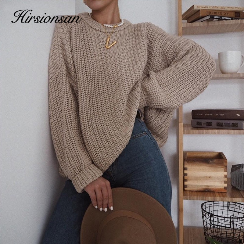 Loose Autumn Sweater Women New Oversized Warm Female Pullovers - fashionlov
