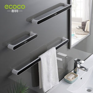 ECOCO Towel Bar Wall-mounted Bathroom Towel Organizer Storage Rack Does Not Take Up Space Towels Rack for Bathroom Accessories - fashionlov